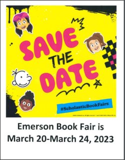 Book Fair March 20 to March 24, 2023